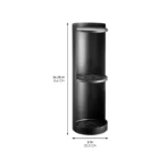 iDesign Freestanding 3-Tier Rotating Bathroom Organizer