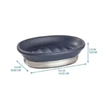  iDesign Soap Dish Navy