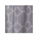 iDesign Shower Curtain Charcoal