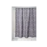 iDesign Shower Curtain Charcoal - Image 2