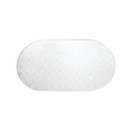 iDesign Bath Mat Circlz Clear