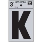 3IN REFLECT LETTER K