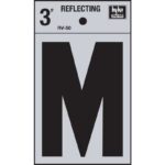 3IN REFLECT LETTER M