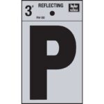 3IN REFLECT LETTER P