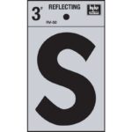 3IN REFLECT LETTER S