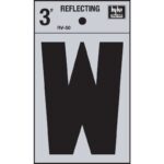 3IN REFLECT LETTER W