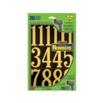 Hy-Ko Polyester Adhesive Number Set 26 Numbers 3"