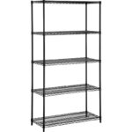 BLK 5TIER HVY DTY SHELF