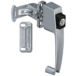 SIL PUSHBTN LATCH W/KEY