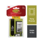 Command Black Picture Hanging Strips 12 Pack