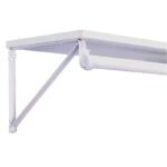 WHITE SHELF/ROD BRACKET