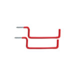 Screw-In Vinyl Coated Ladder Hanger (2-Pack)