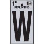 1IN REFLECT LETTER W