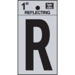 1IN REFLECT LETTER R
