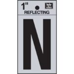 1IN REFLECT LETTER N