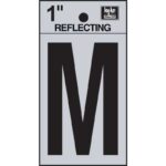 1IN REFLECT LETTER M