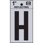 1IN REFLECT LETTER H