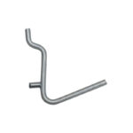 Angled Pegboard Hook 1-1/2 Inch 6-Count