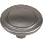 1-1/4IN SATIN PEWTER KNOB