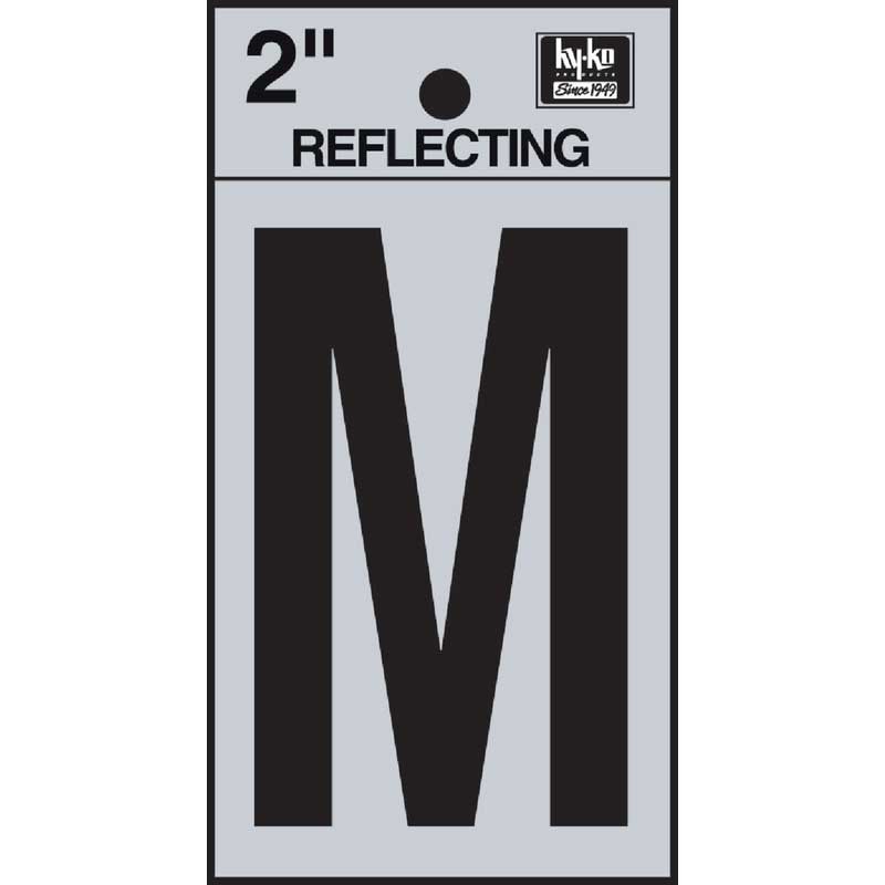 220221.jpg 2IN REFLECT LETTER M - Image 1
