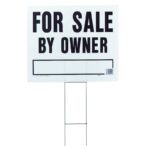FOR SALE BY OWNER SIGN