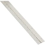 National Steel 1-1/2 In. x 30 In. Nickel Continuous Hinge