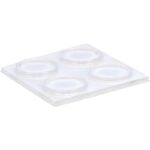 18PC 1/2IN CLEAR BUMPER