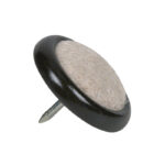 Magic Sliders Round Nail on Furniture Glide 1 1/4 Inch (4-Pack)