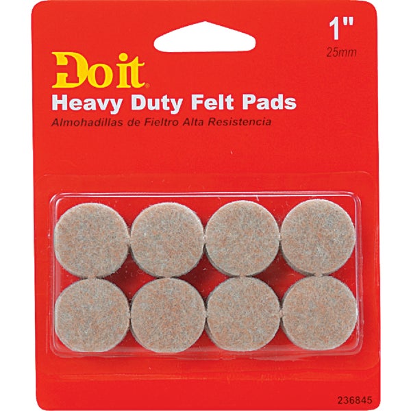 236845.jpg Do it 1 In. Beige Self Adhesive Felt Pads (16-Count) - Image 1