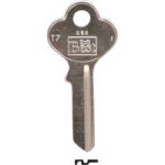 T7 TAYLR GARAGE DOOR KEY