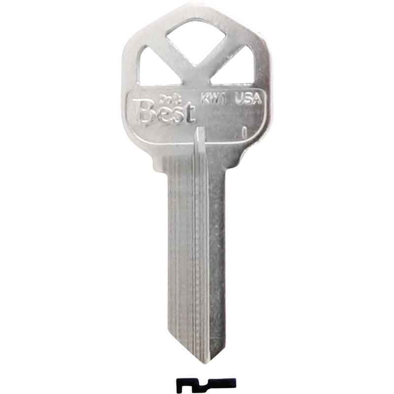 237470.jpg KW1 KWIKSET DOOR KEY - Image 1