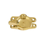 National Double Hung Polished Brass Sash Lock