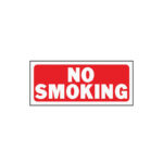 Hy-Ko No Smoking Plastic Sign 6 x 14 Inch