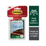 Command Outdoor Rope Light Clips 12 Clips 16 Strips