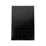 Hy-Ko Vinyl Letters, Numbers & Symbols 184 Count Black 3"