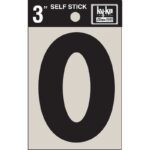 3IN BLK VINYL LETTER O