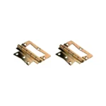 National Hardware Brass Surface-Mounted Door Hinge 3-1/2 Inch 2 Pack