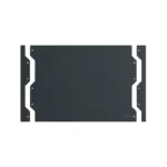 Gator Magnetics Black 16 Gauge Galvanized Steel Wall Target Edge Cap 2 Pack