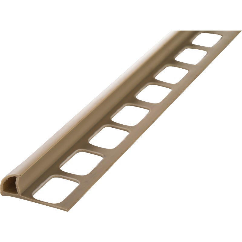 260786.jpg M-D 5/16 In. x 8 Ft. Beige PVC Bullnose Tile Edging - Image 1