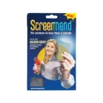 Silver/Gray Adhesive Coated Screenmend Patches, 5" x 7"