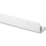 M-D 2.5 In. W. x 1.5 In. H. x 36 In. L. White Vinyl L-Shaped Door Bottom
