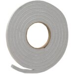 Do it 1/2" W x 3/8" T x 10' L Gray Foam Weatherstrip Tape