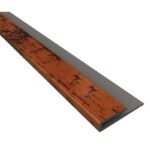 Fasade 18 In. Thermoplastic J-Edge Backsplash Trim, Moon Copper