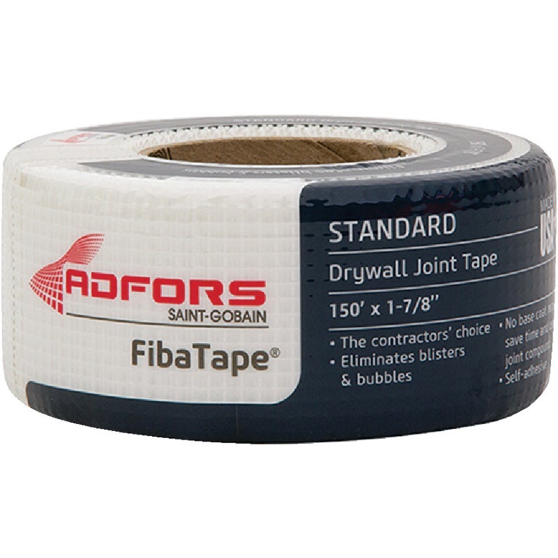 272639.jpg FibaTape 1-7/8 In. x 150 Ft. White Self-Adhesive Joint Drywall Tape - Image 1
