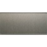 Aspect 3 In. x 6 In. Aluminum Backsplash Peel & Stick, Short Grain Stainless (8-Pack)