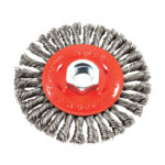 Forney Stringer Bead Angle Grinder Wire Wheel 4"