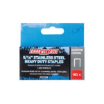 Channellock No. 4 Narrow Crown Stainless Steel Staple 5/16 Inch 1000 Pk