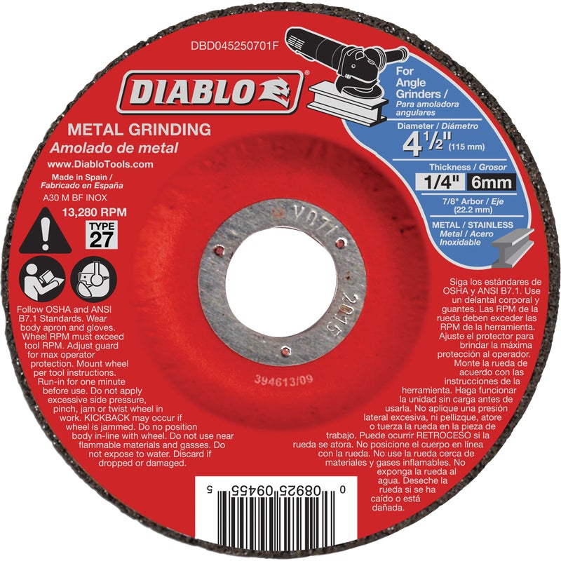 302241.jpg 4-1/2IN METAL 27 GRIND - Image 1