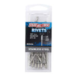 Channellock 1/8 Inch Diameter x 1/8 Inch Grip Stainless Steel Rivet 25 Pk