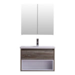 Bamerica Aqua Nuova Perth 36" Bathroom Vanity Set Brown